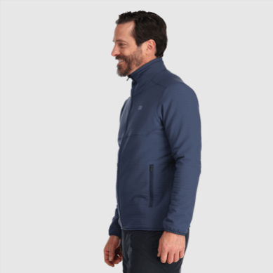 Outdoor UK Men's Vigor Plus Fleece Jacket Naval Blue