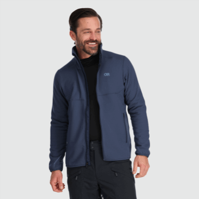 Outdoor UK Men's Vigor Plus Fleece Jacket Naval Blue