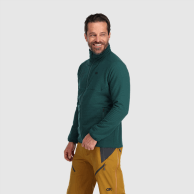 Outdoor UK Men's Vigor Plus Fleece Jacket Treeline