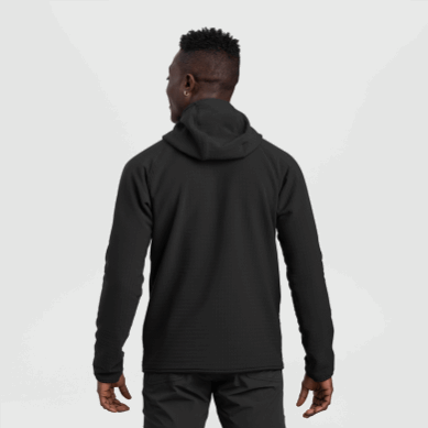 Outdoor UK Men's Vigor Plus Fleece Hoodie Black
