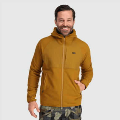 Outdoor UK Men's Vigor Plus Fleece Hoodie Tapenade