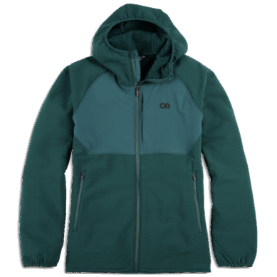 Outdoor UK Men's Vigor Plus Fleece Hoodie Treeline