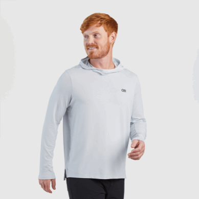 Outdoor UK Men's Activeice Spectrum Sun Hoodie Titanium Grey