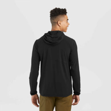 Outdoor UK Men's Astroman Sun Hoodie Black