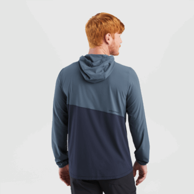 Outdoor UK Men's Astroman Sun Hoodie Nimbus/Naval Blue