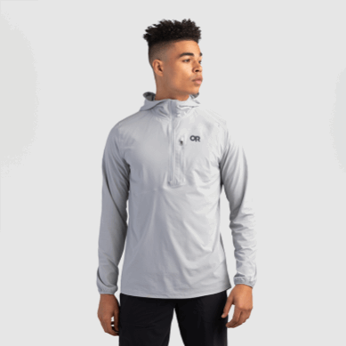 Outdoor UK Men's Astroman Sun Hoodie Pebble