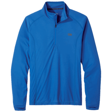 Outdoor UK Men's Echo Quarter Zip Classic Blue