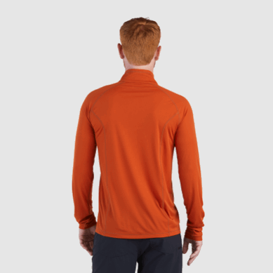 Outdoor UK Men's Echo Quarter Zip Redrock