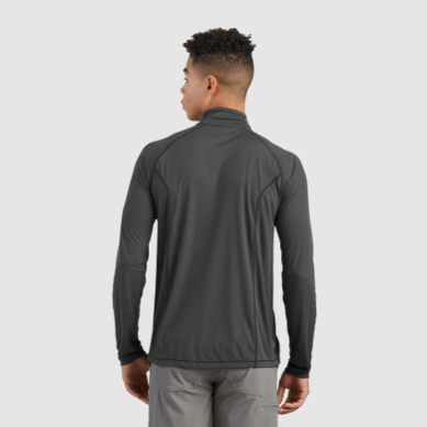 Outdoor UK Men's Echo Quarter Zip Storm