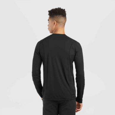 Outdoor UK Men's Echo Long Sleeve Tee Black