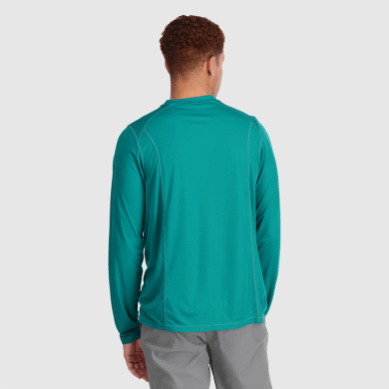 Outdoor UK Men's Echo Long Sleeve Tee Deep Lake