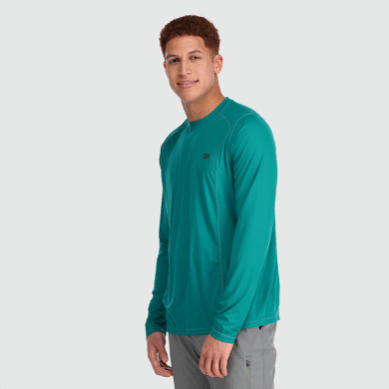 Outdoor UK Men's Echo Long Sleeve Tee Deep Lake