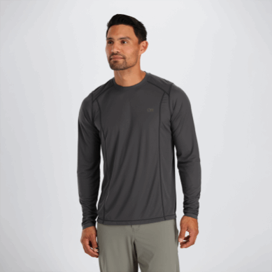 Outdoor UK Men's Echo Long Sleeve Tee Storm