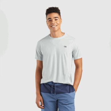 Outdoor UK Men's Echo T-Shirt Pebble