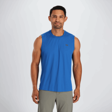 Outdoor UK Men's Echo Tank Classic Blue