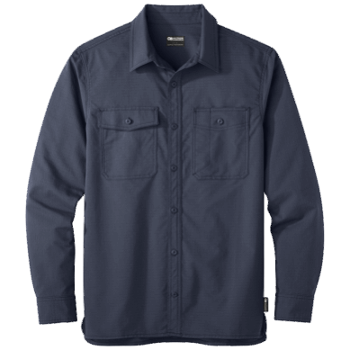 Outdoor UK Men's Chehalis L/S Work Shirt Naval Blue