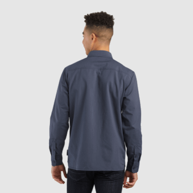 Outdoor UK Men's Chehalis L/S Work Shirt Naval Blue
