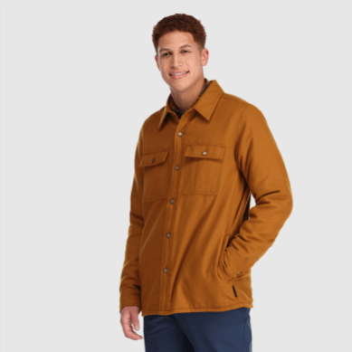Outdoor UK Men's Feedback Shirt Jacket Saddle