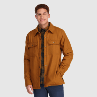 Outdoor UK Men's Feedback Shirt Jacket Saddle