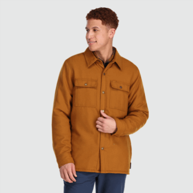 Outdoor UK Men's Feedback Shirt Jacket Saddle