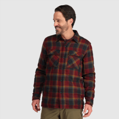 Outdoor UK Men's Feedback Shirt Jacket Kalamata Plaid
