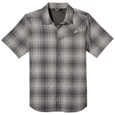 Outdoor UK Men's Astroman S/S Sun Shirt Fatigue Plaid