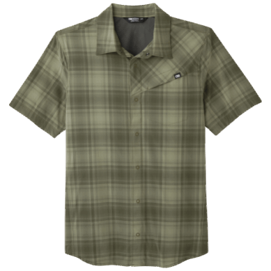 Outdoor UK Men's Astroman S/S Sun Shirt Fatigue Plaid