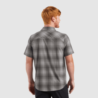 Outdoor UK Men's Astroman S/S Sun Shirt Fatigue Plaid