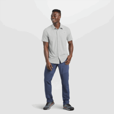 Outdoor UK Men's Astroman S/S Sun Shirt Pebble