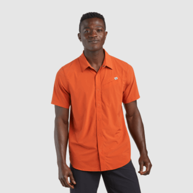 Outdoor UK Men's Astroman S/S Sun Shirt Redrock
