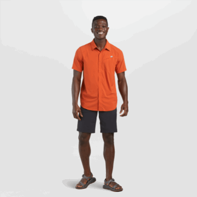 Outdoor UK Men's Astroman S/S Sun Shirt Redrock