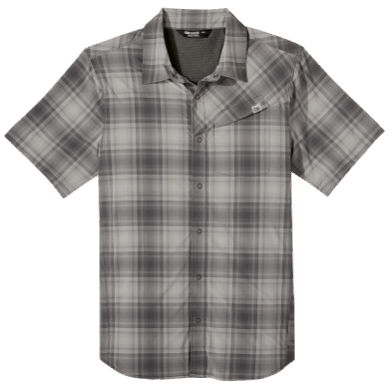 Outdoor UK Men's Astroman S/S Sun Shirt Storm Plaid