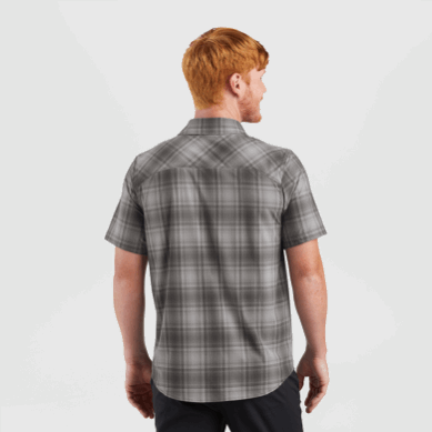Outdoor UK Men's Astroman S/S Sun Shirt Storm Plaid