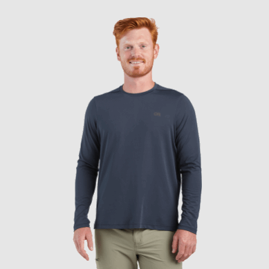 Outdoor UK Men's Activeice Spectrum Sun Long Sleeve Tee Fatigue Heather