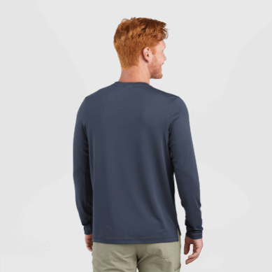 Outdoor UK Men's Activeice Spectrum Sun Long Sleeve Tee Fatigue Heather