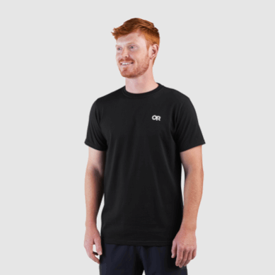 Outdoor UK Lockup Back Logo T-Shirt Black/White