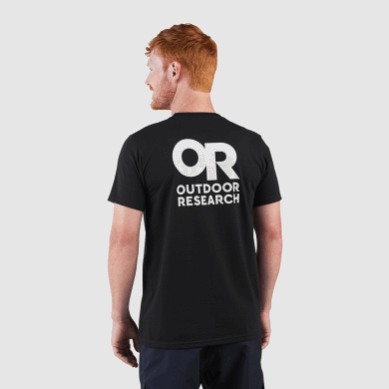 Outdoor UK Lockup Back Logo T-Shirt Black/White