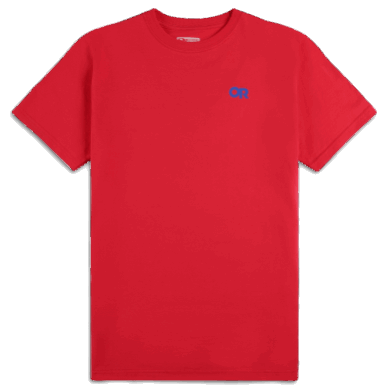 Outdoor UK Lockup Back Logo T-Shirt Cranberry