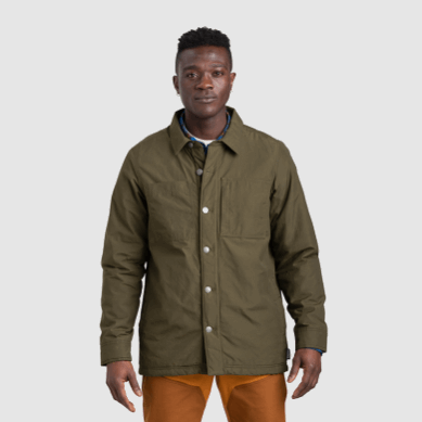 Outdoor UK Men's Lined Chore Jacket Loden