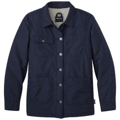 Outdoor UK Men's Lined Chore Jacket Naval Blue