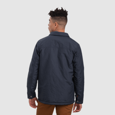 Outdoor UK Men's Lined Chore Jacket Naval Blue