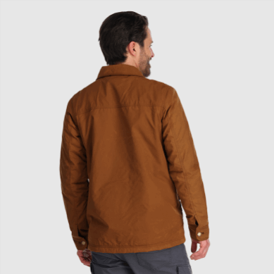 Outdoor UK Men's Lined Chore Jacket Saddle