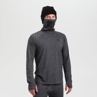 Outdoor UK Men's Alpine Onset Merino Ubertube Top Charcoal Heather