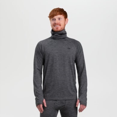 Outdoor UK Men's Alpine Onset Merino Ubertube Top Charcoal Heather