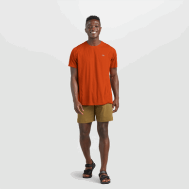 Outdoor UK Men's Echo T-Shirt Redrock