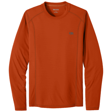 Outdoor UK Men's Echo Long Sleeve Tee Redrock