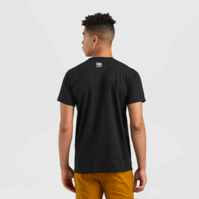 Outdoor Men's Mt Baker T-Shirt Black