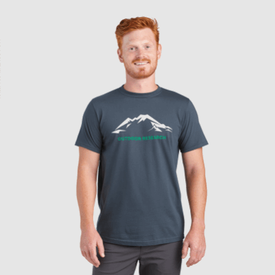 Outdoor Men's Mt Baker T-Shirt Naval Blue