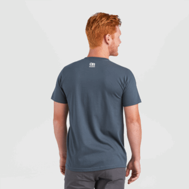 Outdoor Men's Mt Baker T-Shirt Naval Blue