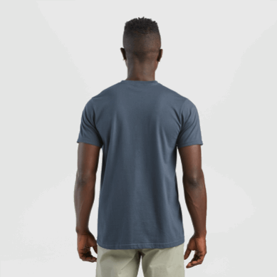 Outdoor UK Men's Or Advocate S/S Tee Naval Blue/Sprout